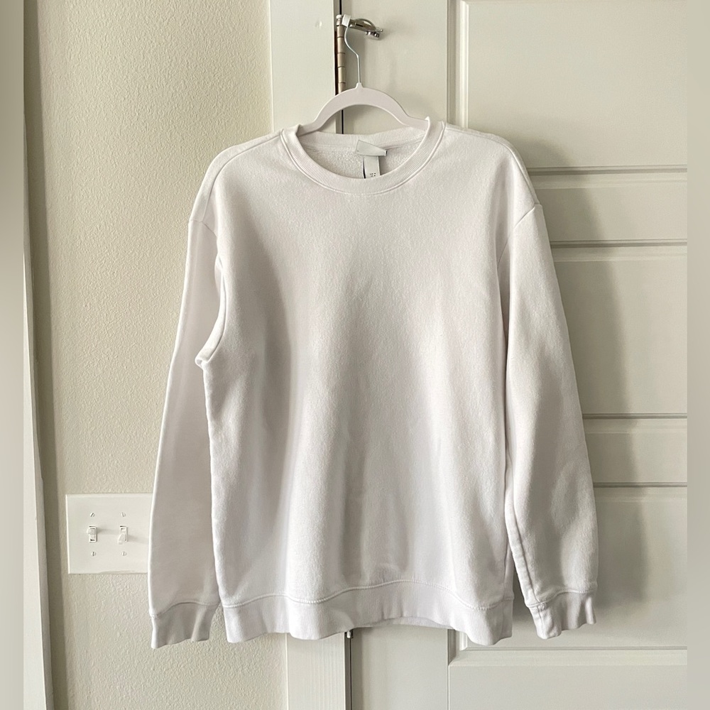 Men’s White Sweatshirt